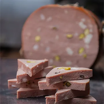 Mortadela Bologna con pistachos